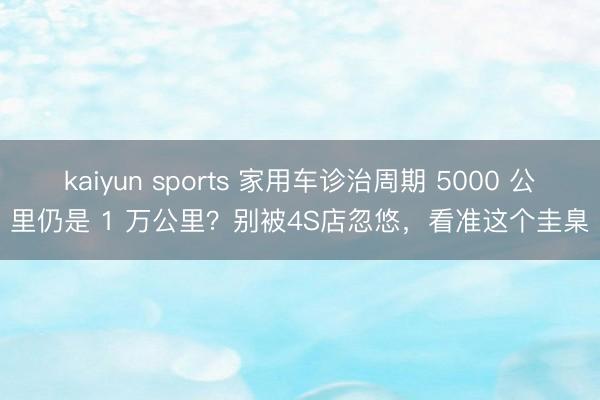 kaiyun sports 家用车诊治周期 5000 公里仍是 1 万公里？别被4S店忽悠，看准这个圭臬